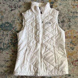 White The North Face Quilted Puffer Vest